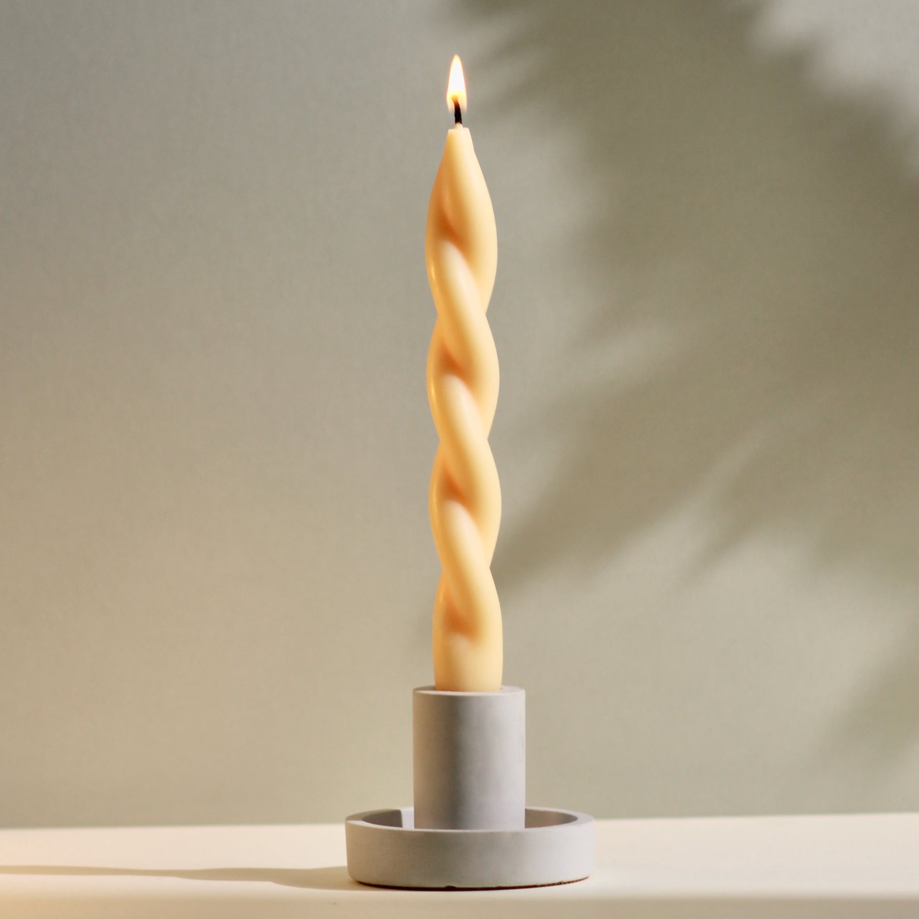 Perfect Pastels Beeswax & Soy Blend Spiral Twist Candles / Dinner Candles / Taper  Candles / Pillar Candles -  Sweden